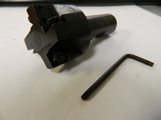 Cutting Tool Tech 1-1/2" Cut Diam  Indexable Square-Shoulder End Mill SR-050-C
