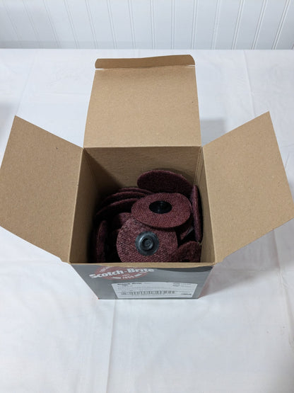 3M Quick-Change Disc: Roloc TS, 3" Dia, Silicon Carbide Box of 25 7100035317