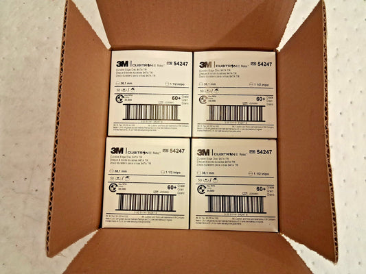 3M Quick-Change Ceramic Alumina Discs QTY200 60 Grit 1-1/2" Dia 7100077046