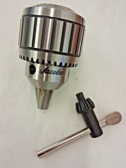 Jacobs Drill Chuck 0 to 1/2" Capacity Tapered Mount JT3 JCM30221
