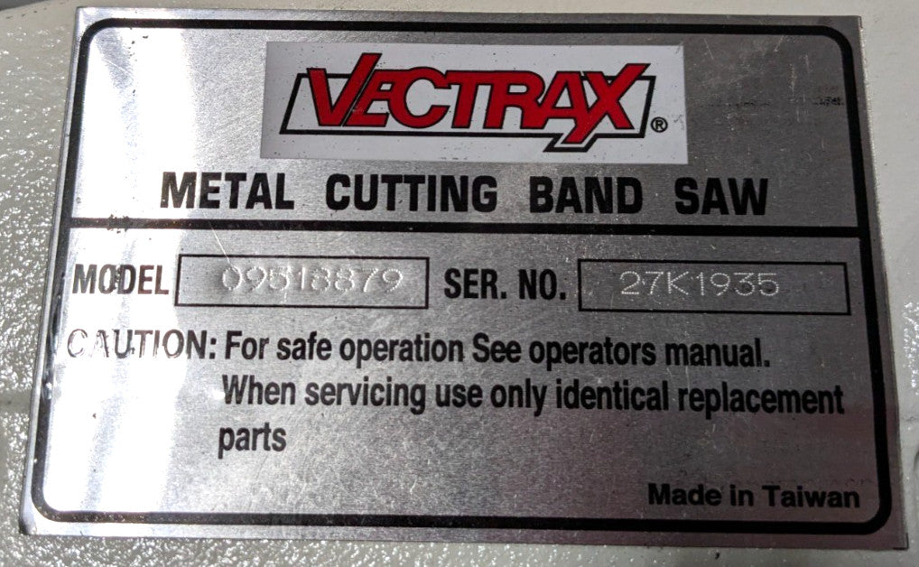 Vectrax 7 x 12" Horizontal & Vertical Bandsaw   115/230V - 1HP  *Scratch & Dent*