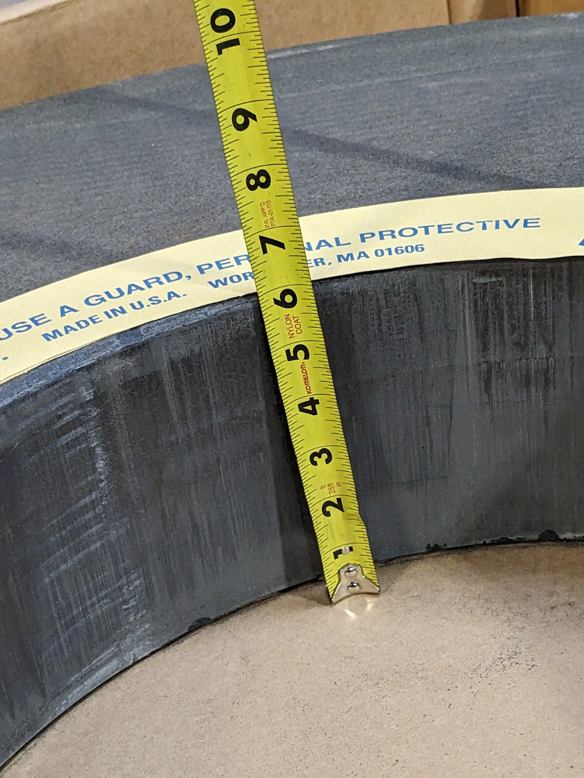 Norton Surface Grinding Wheel 42" Dia. 6" Thick 20" Hole 865 RPM