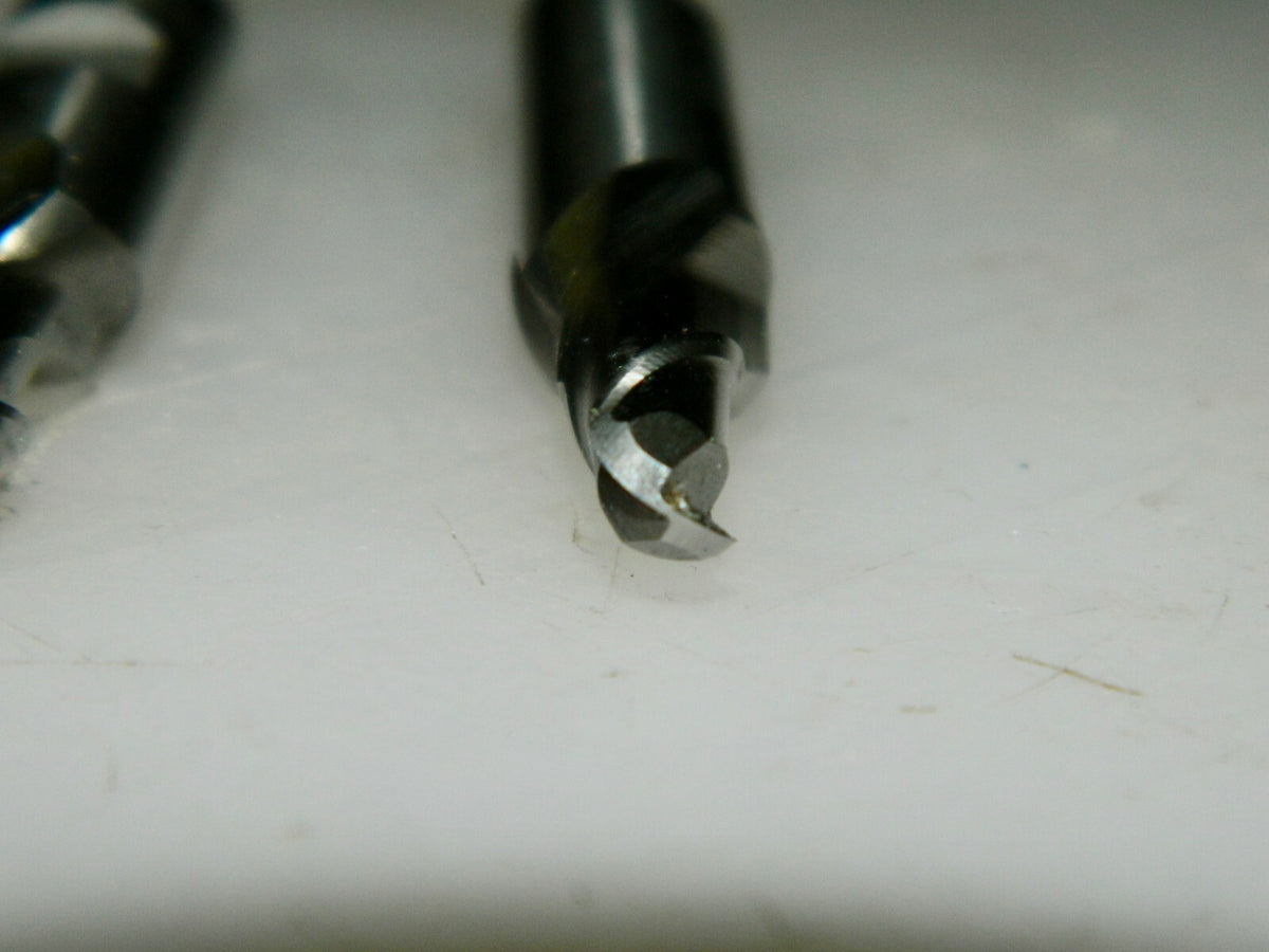 Pro-Grade Ball Double End Mills 3 Pack 1/4" Dia 1/2" LOC 2 Flute HSS 0