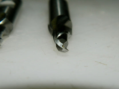 Pro-Grade Ball Double End Mills 3 Pack 1/4" Dia 1/2" LOC 2 Flute HSS 0