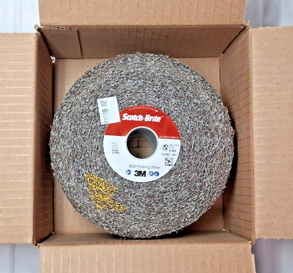 3M Silicon Carbide Deburring Wheel 6" Dia 3"FW 1"H 7000046242