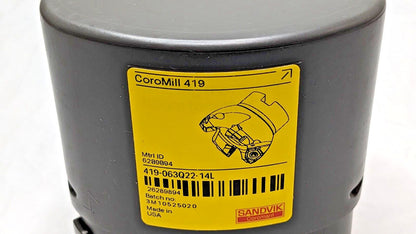 Sandvik Coromant CoroMill419 Face Milling Cutter 48.3mmCD 419-063Q22-14L 6289894