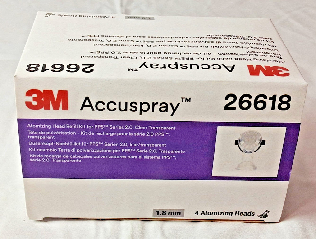 3M Accuspray Atomizing Head Refills for PPS Series 2.0 QTY4 26618