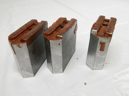 H&R Soft Lathe Chuck Jaw: Serrated 1-1/4 OAW, 3 OAH, 3-1/8 OAL Qty 3 6K-3.0-P