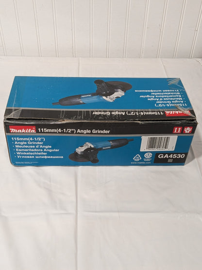 Makita Corded Angle Grinder: 4-1/2" Wheel Dia, 10,000 RPM, 5/8-11 Spindle 9557PB