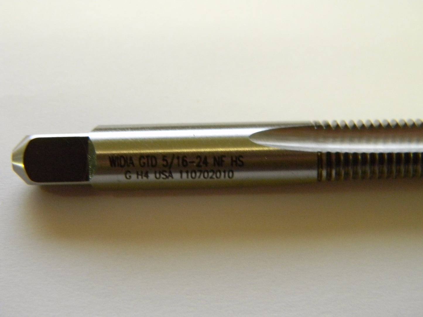 Widia 5/16" - 24" UNF 3FL H4 HSS Gun Spiral Point Taps Qty 2 13303