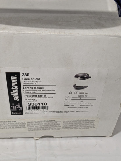Sellstrom Face Shield with Chin Guard: 6-1/2" High, 19-1/2" Wide S3811
