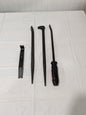 MAYHEW 4 Piece Utility Pry Bar Set, 7-1/2, 16 &amp; 17" Lengths 76295