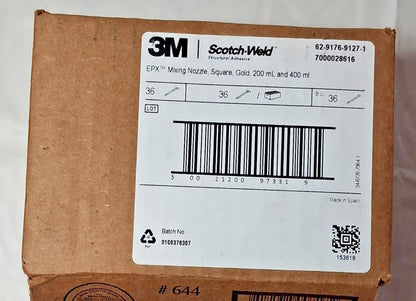 3M Scotch Weld Mixing Nozzles 200ML/400ML QTY36 7000028616