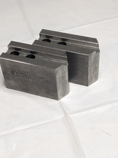 Abbott Soft Lathe Chuck Jaw: Serrated 1-1/4 OAW, 2 OAH, 3 OAL Qty 2 KTT6S1