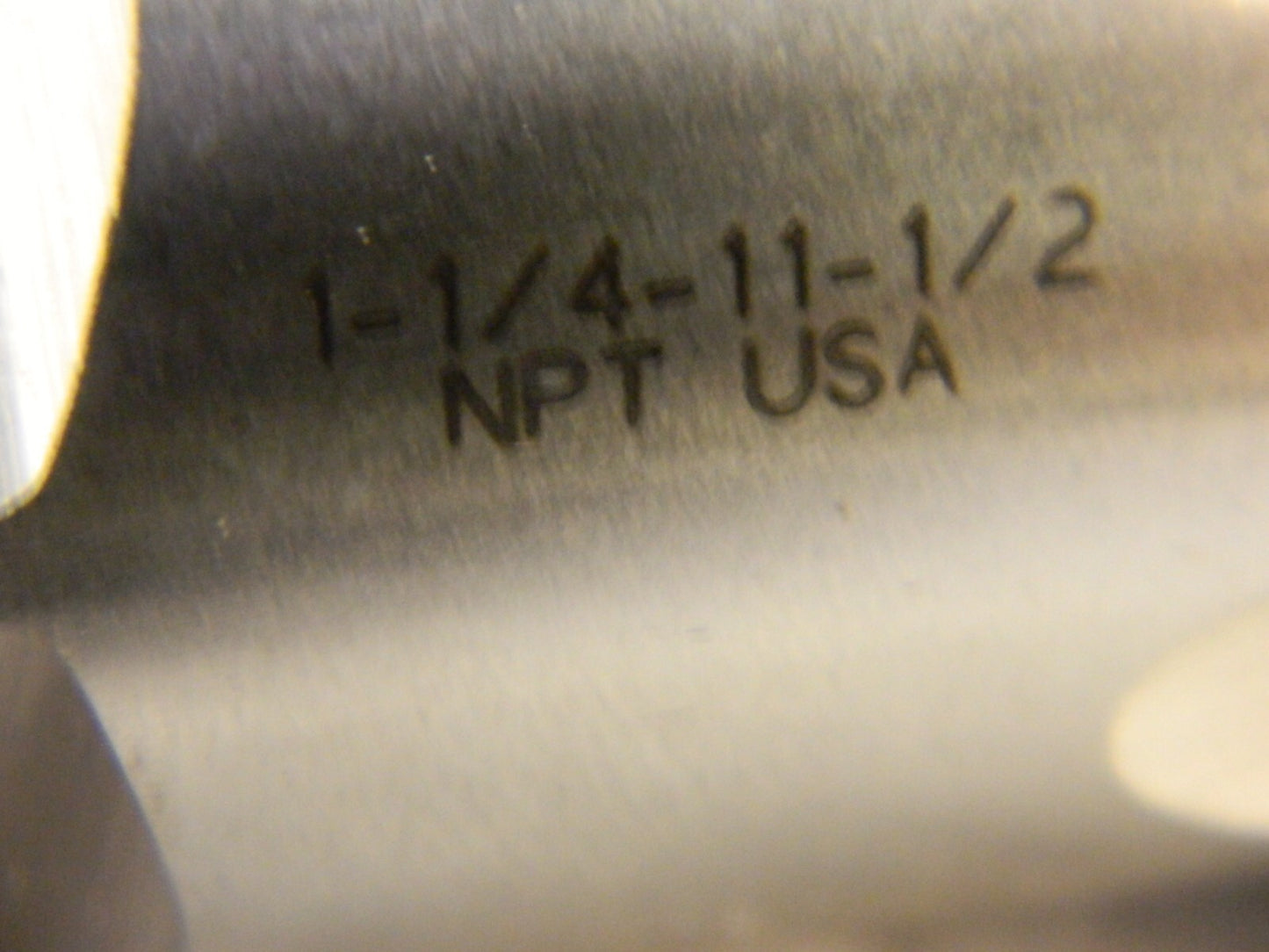 HERTEL Standard Pipe Tap: 1-1/4 - 11-1/2 Carbon Steel, Bright/Uncoated 793U1-1/4