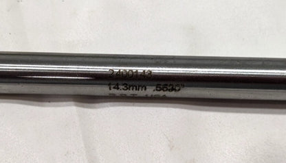 R.R.T.  Chucking Reamer   0.5630" (14.3mm)Dia   Carbide-Tipped   8"OAL