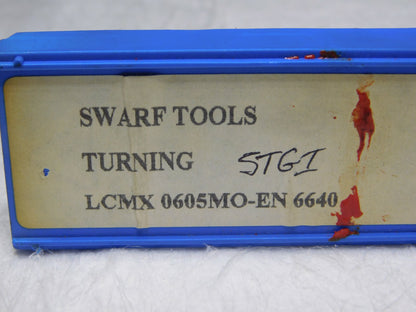 Swarf Tools Carbide Turning Inserts LCMX0605MO-EN Grade 6640 Box of 10