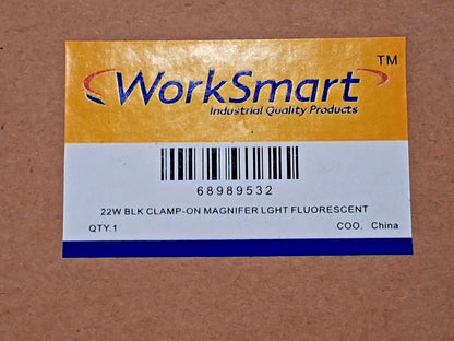 WorkSmart Fluorescent Clamp-On Task Light 38" Reach Swing Arm 68989532