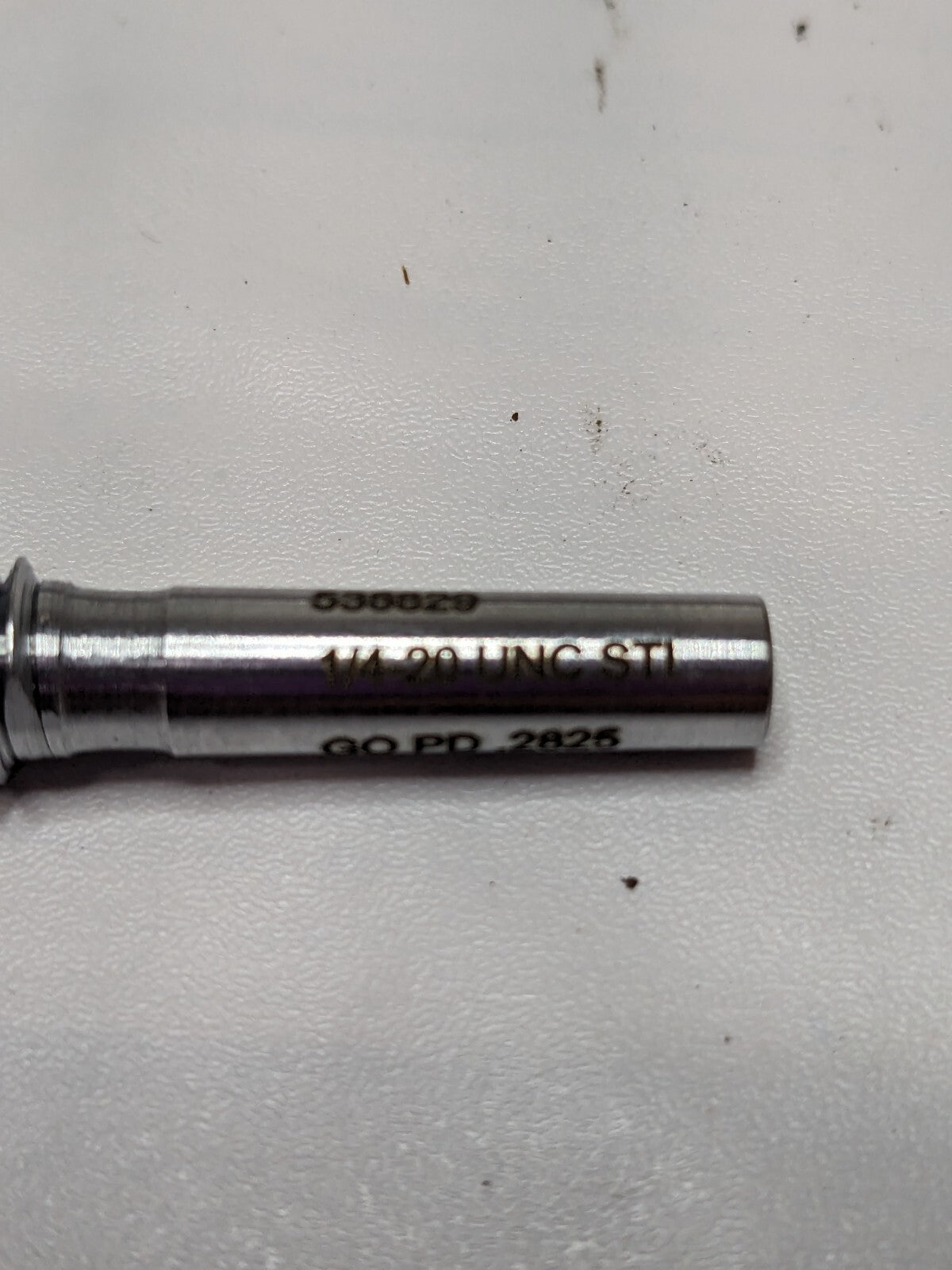 GF GAGE Plug Thread Insert Go Gage 1/4-20 Thread, (STI) Class 2B/3B, 55314934