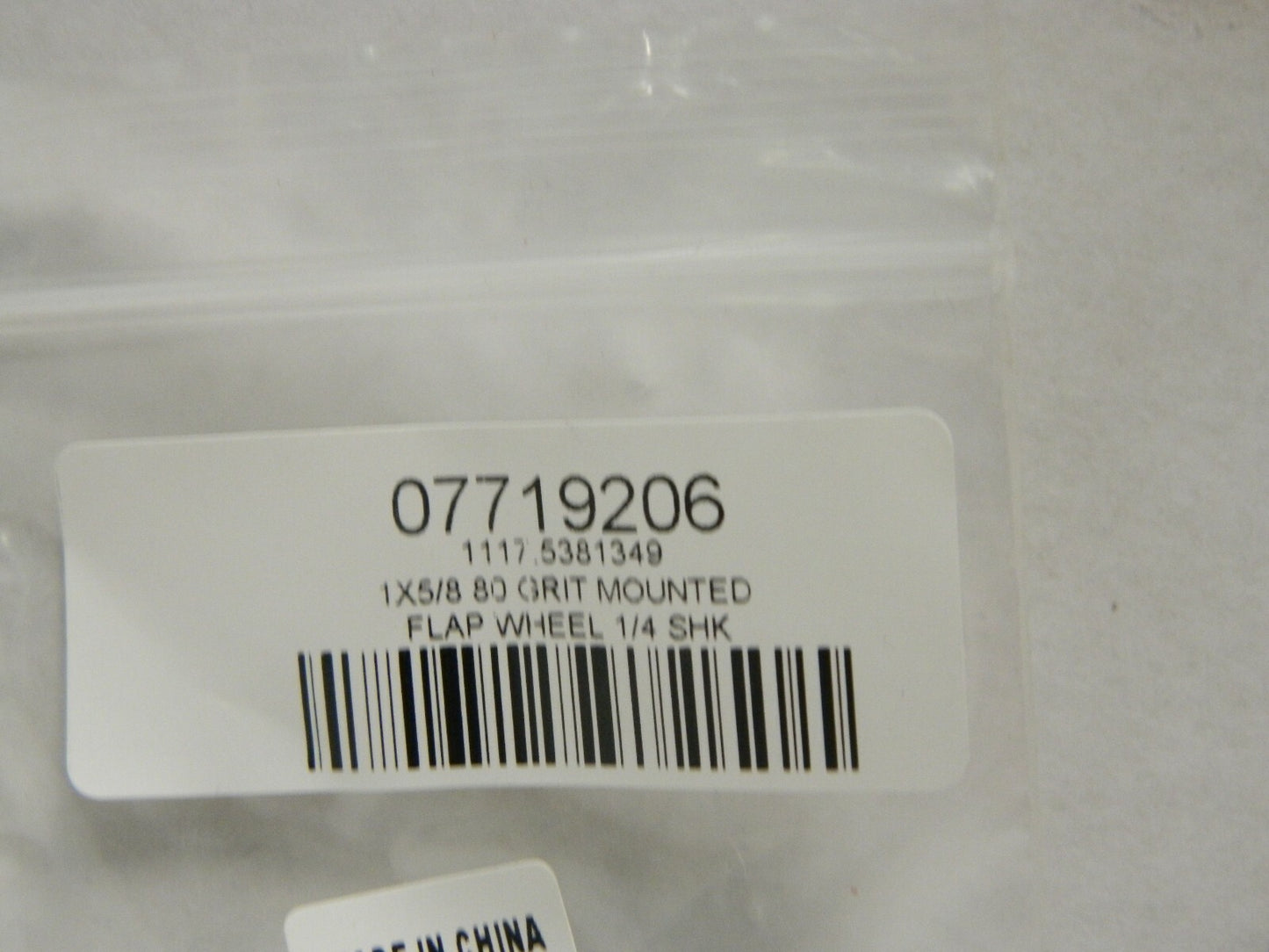 Coated Mounted Flap Wheel 1" x 5/8" Medium Aluminum Oxide Qty 25 07719206