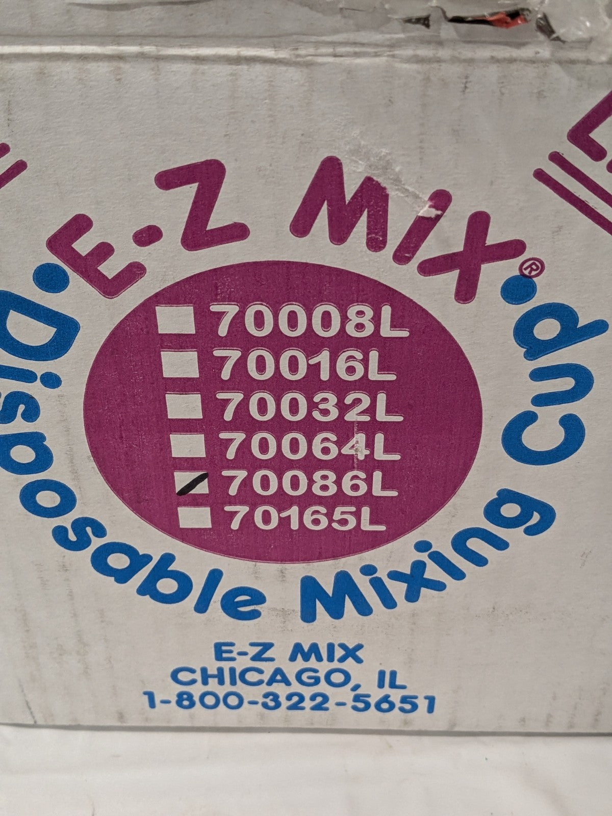 E-Z Mix 2-1/2 Quart 25/PK Lid For Mixing Cup 70086L