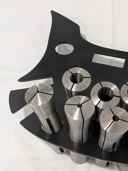 Collet Set: 13 Pc, 1/8 to 7/8 Capacity 231-2113
