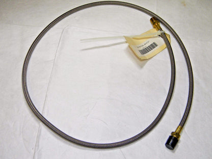 Flexible Metal Hose Assembly 1/4" x  48" Male Pipe Brass 03318698