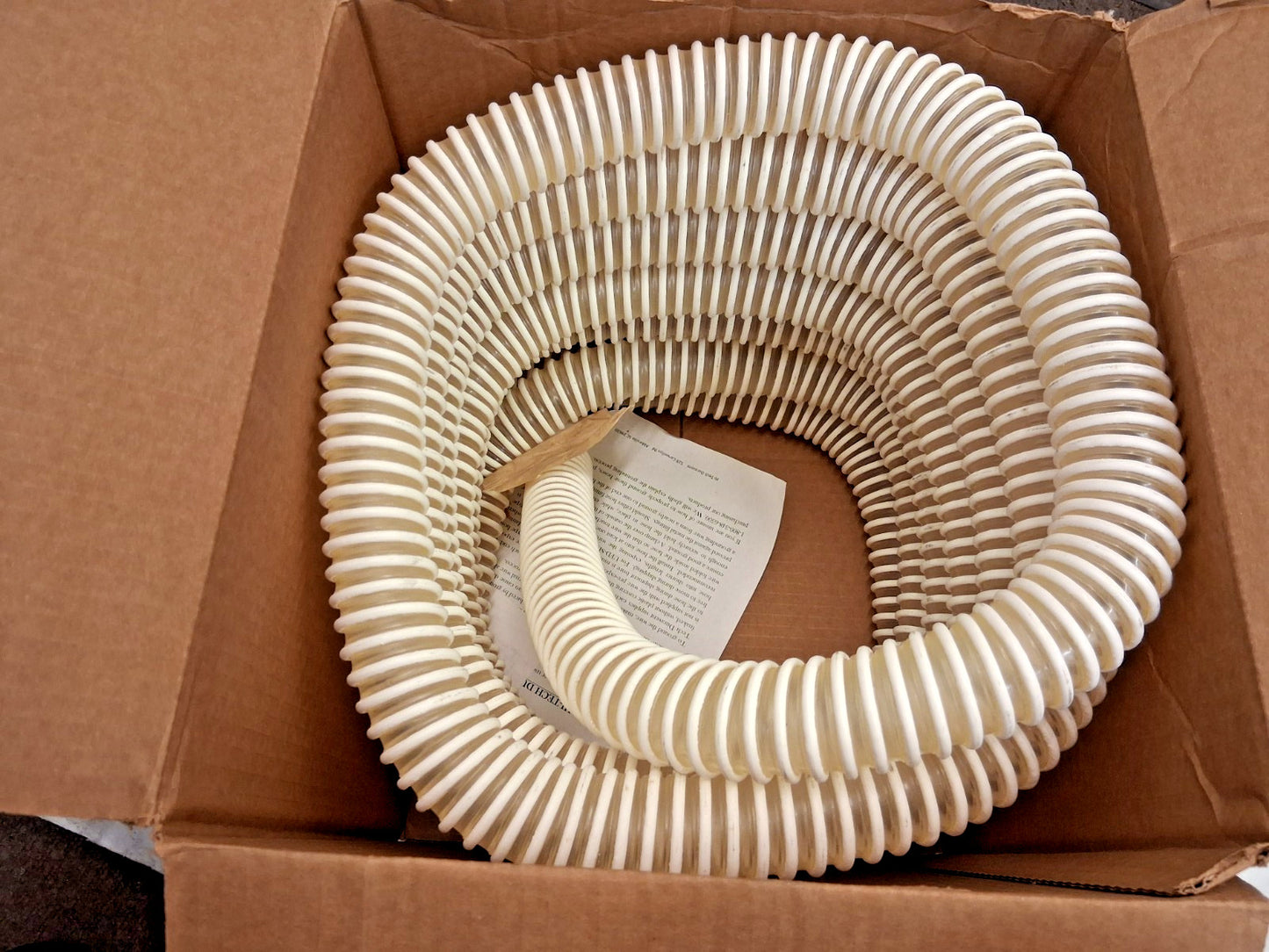 Hi-Tech Duravent Polyurethane Duct Hose 25ft long 1-1/2" ID 27 psi 91807446