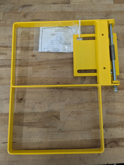 Fabenco RX Series Industrial Self Closing Rail Safety Gate 18" Width 22" Height
