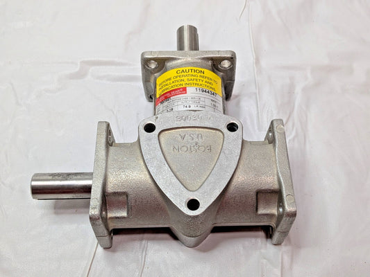Boston Gear 2-Way Shaft Spiral Bevel Gear Drive 1:1 2.19 Input HP RA1021