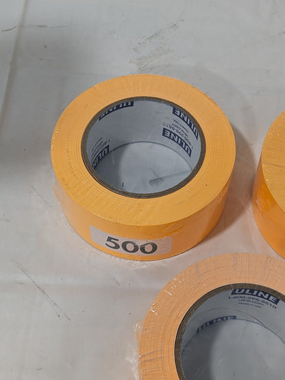 Uline Blank Inventory Rectangle Labels Fluorescent Orange, 2 x 3" Qty 3 S-2568O