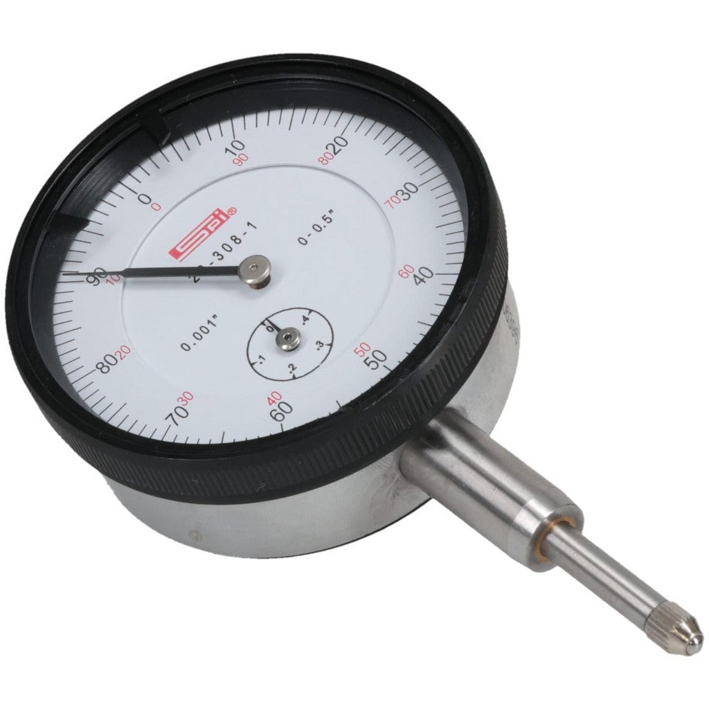 SPI Dial Drop Indicator 0.5000" Max Measurement 0-100 Dial Reading 22-308-1