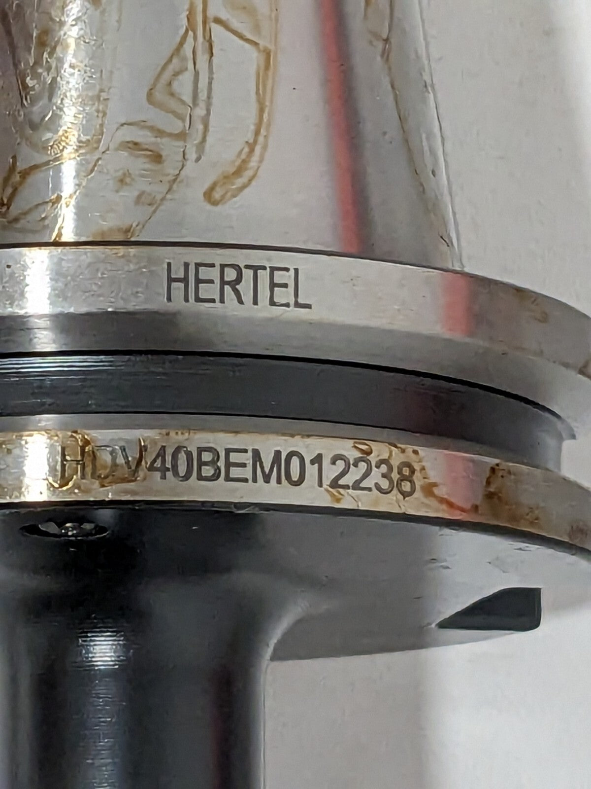 Hertel End Mill Adapter 40 V-Flange Mount x 1/2 Bore HDV40BEM012238