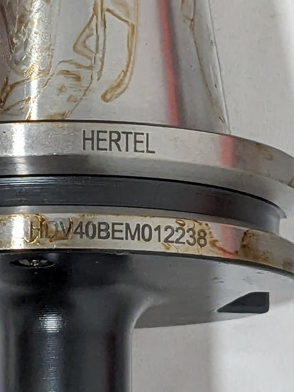 Hertel End Mill Adapter 40 V-Flange Mount x 1/2 Bore HDV40BEM012238