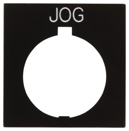 EATON CUTLER-HAMMER Square, Legend Plate - Jog Qty 12 HT8SP19