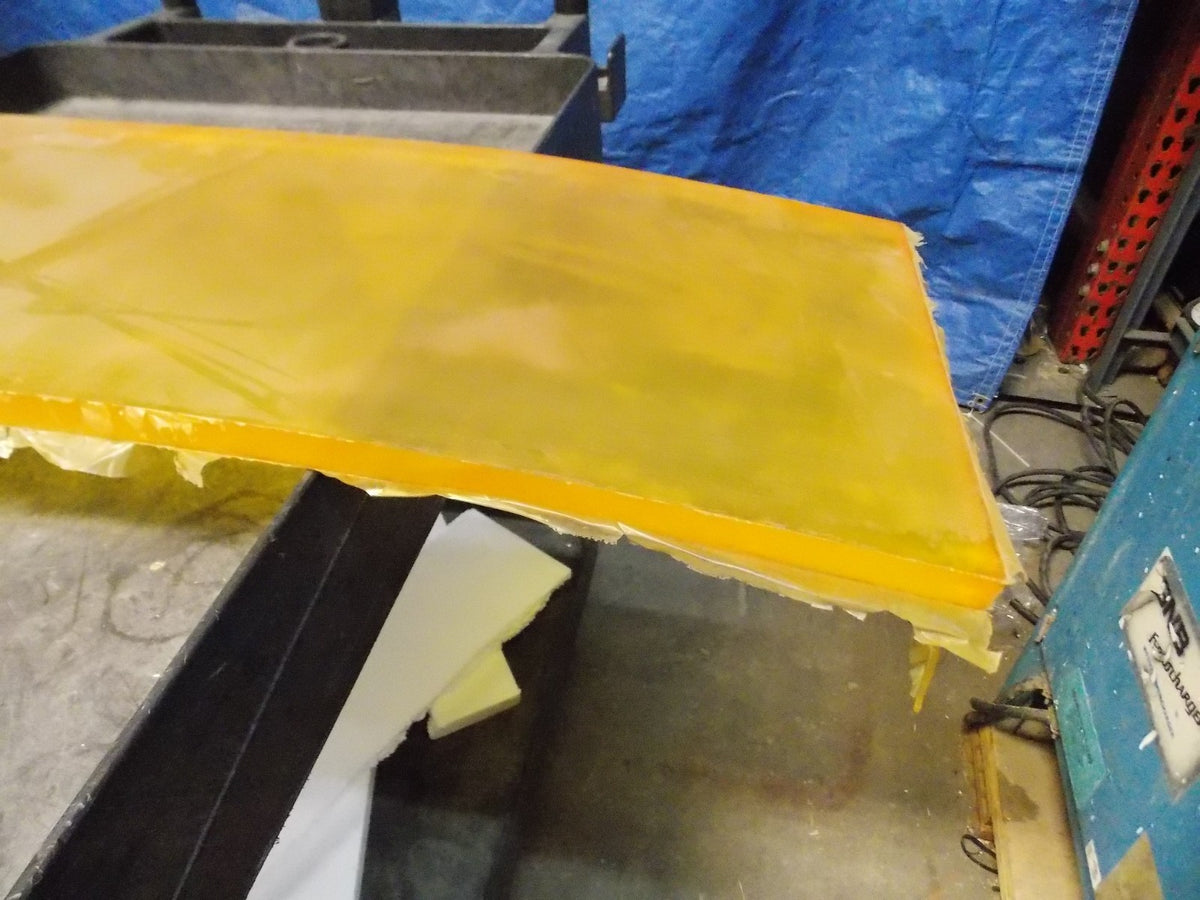 Professional Polyurethane Plastic Sheet 12" x 48" x 3/4" Natural Color