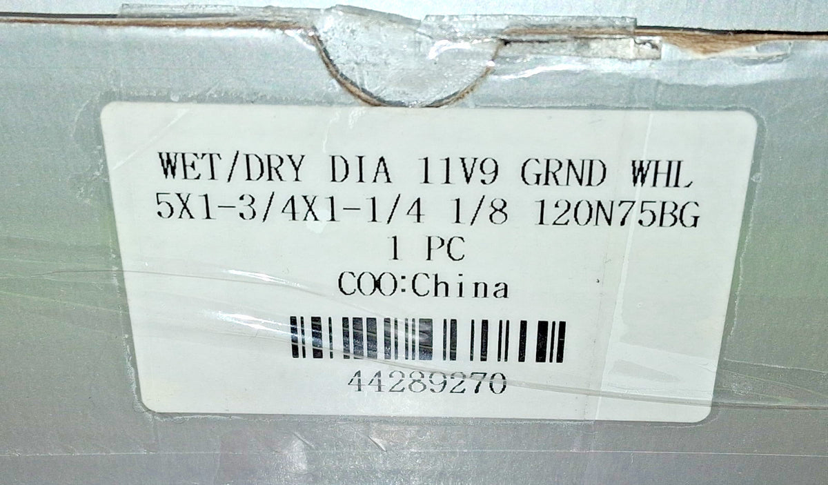 Tru-Maxx Tool & Cutting Grinding Wheel 5" Dia 120 Grit Type 11 44289270