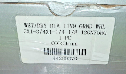 Tru-Maxx Tool & Cutting Grinding Wheel 5" Dia 120 Grit Type 11 44289270