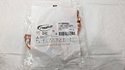 10 PACK PROFLO 1/2" Copper Press Short Radius 90° Elbows PFXPP9D