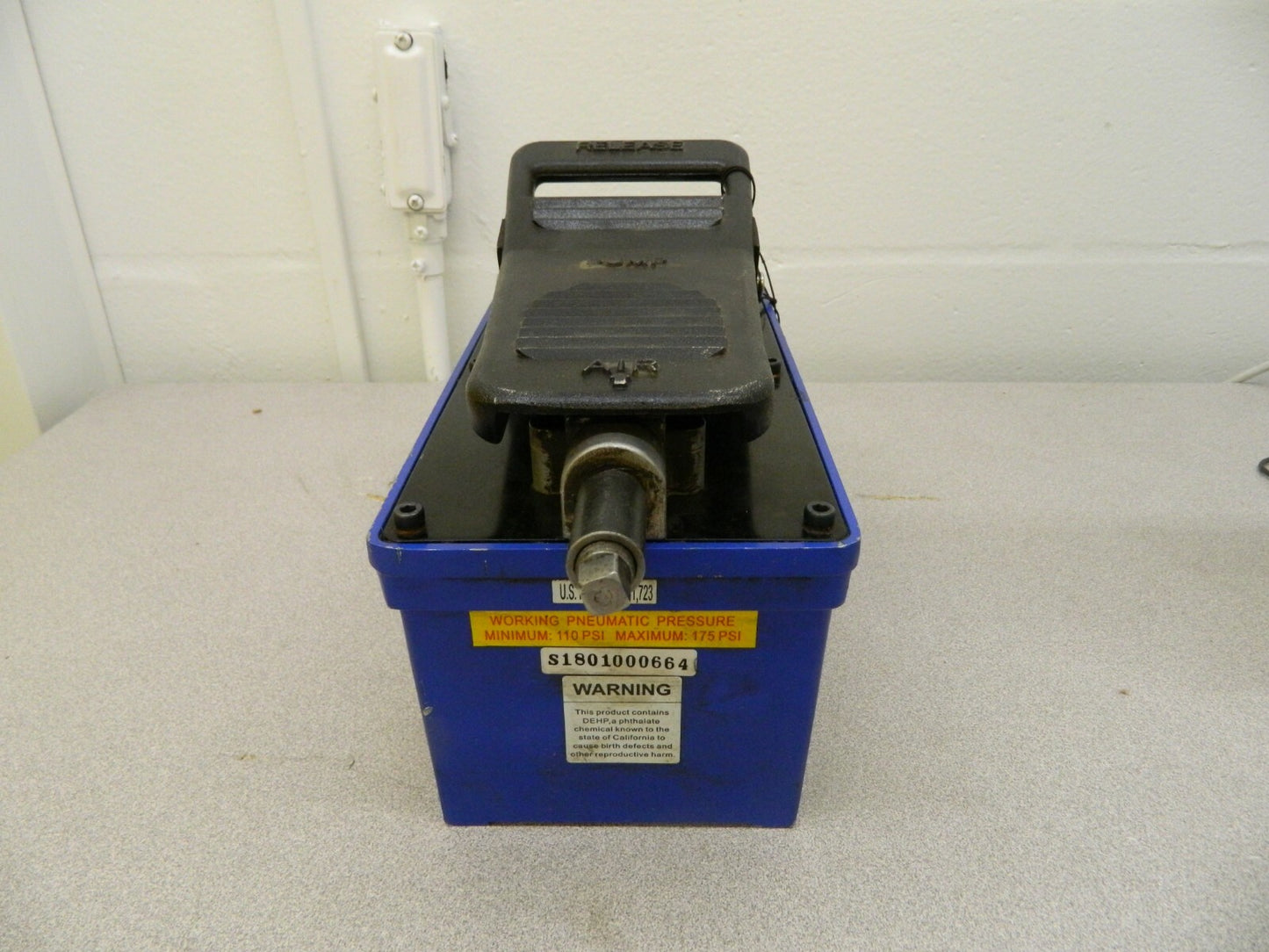 WorkSmart 10,000 psi Air-Hydraulic Pump & Jack WS-MH-HPC1-163 PARTS/REPAIR