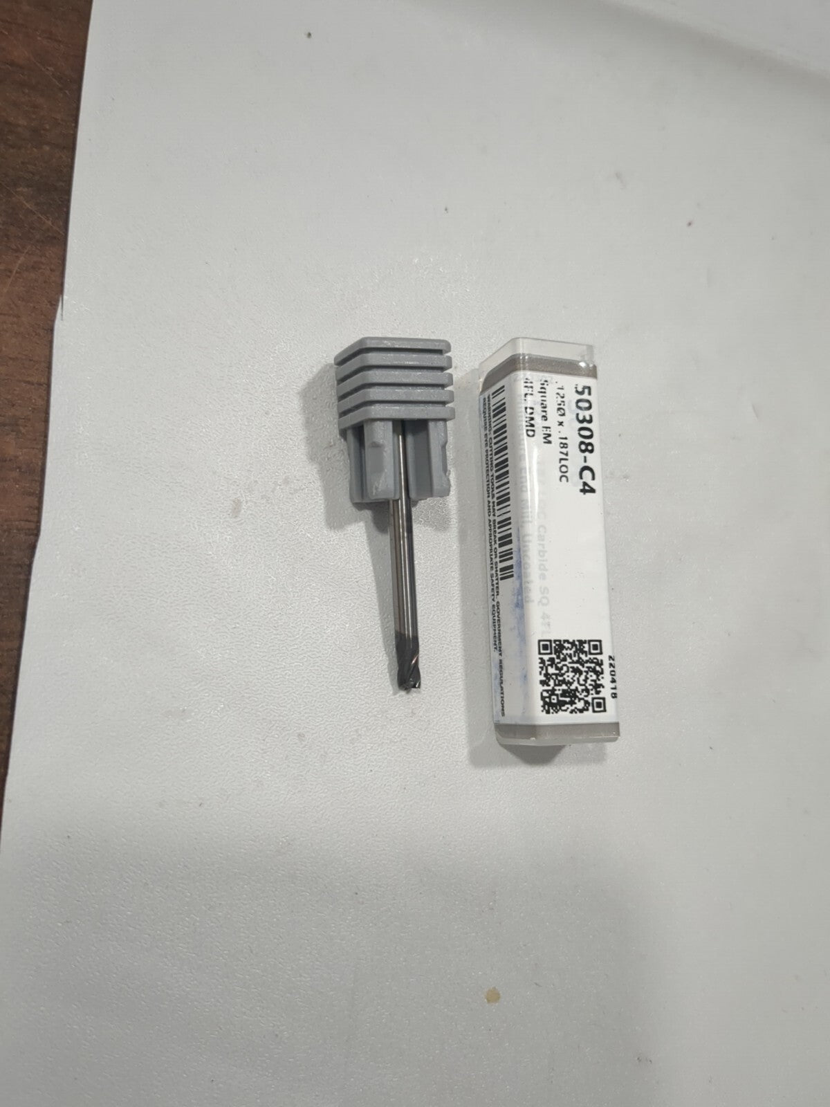 HARVEY TOOL Square End Mill: 1/8" Dia, 3/16" LOC, 4 Flute, Solid Carbide50308-C4