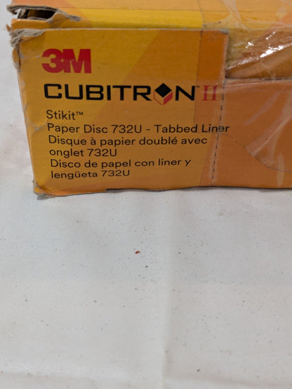 3M 5" Dia PSA Disc: 80 Grit, Premium Ceramic Alumina Qty 50 7100044453