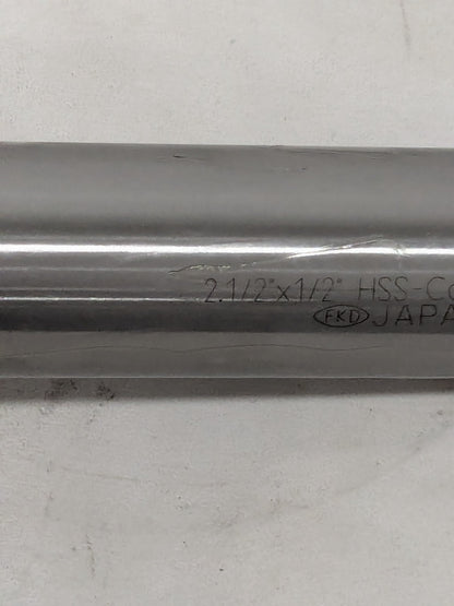 Cobalt T-Slot Cutter 2-1/2" Dia, 1/2" Wide, 1" Shank Dia, 6-5/8" OAL STC2008