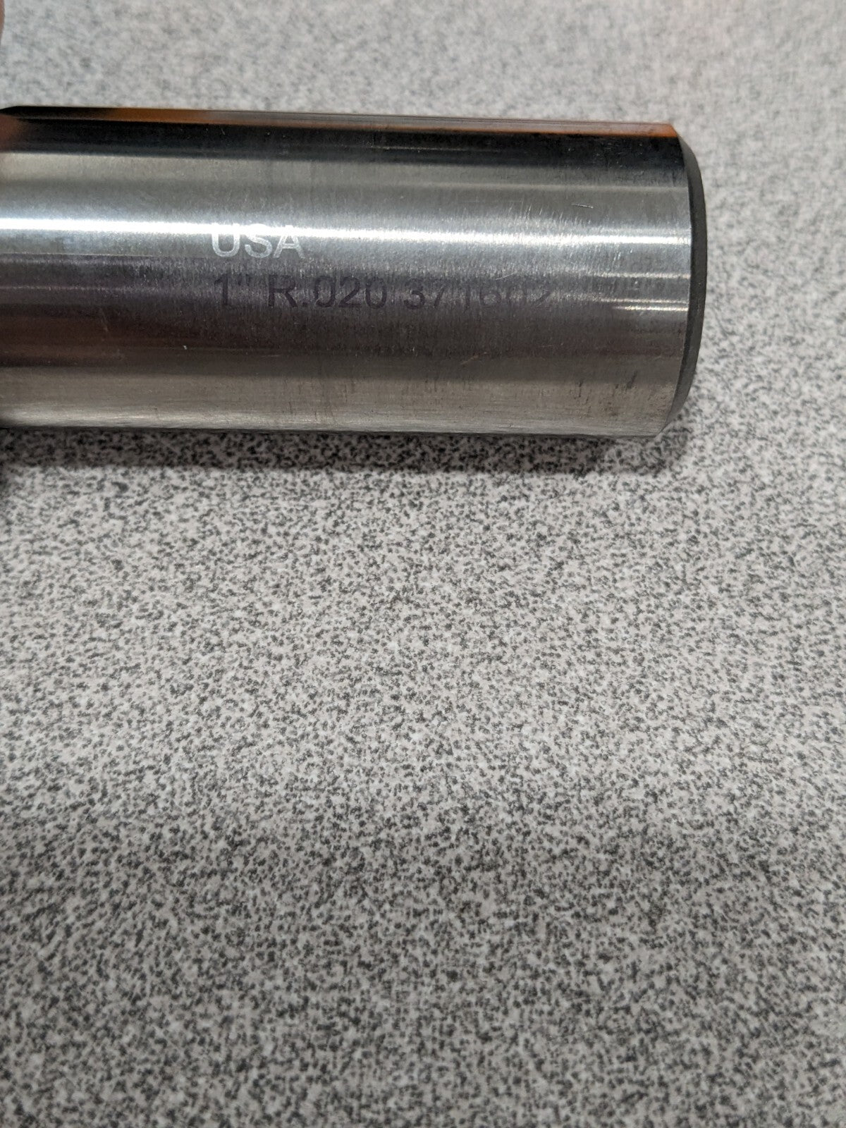 HERTEL Corner Radius End Mill: 1 Dia, 2 LOC, 4FL, 0.0200 Radius 89338164