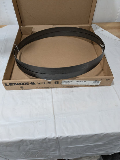 Lenox Welded Bandsaw Blade: 12' 6 Long x 1" Wide x 5 to 8 TPI 87912CLB