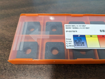 HERTEL Turning Insert 10ct SNMM 646L14 HC1250T, Solid Carbide 1002147