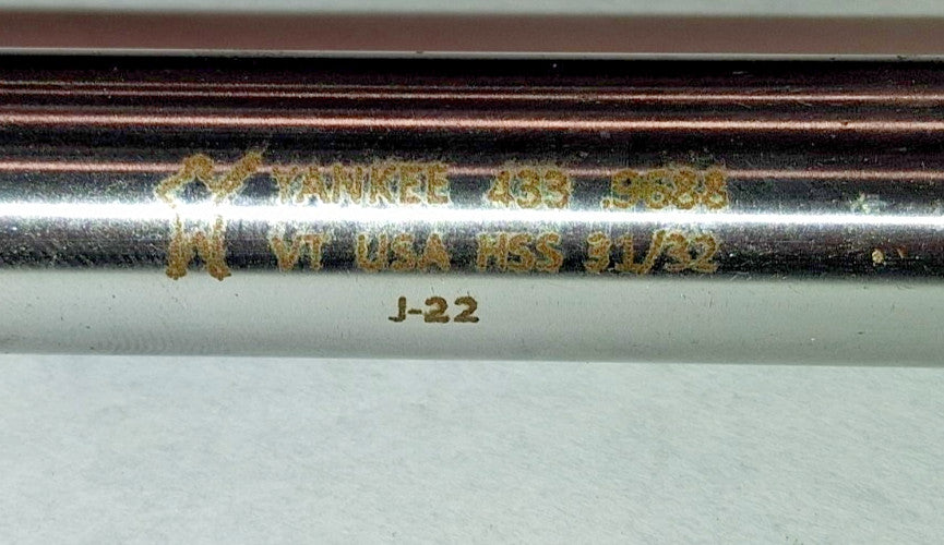 Yankee Corporation Chucking Reamer 31/32" Dia 10" OAL 433-0.9688