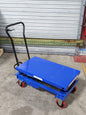 Pro Source Hydraulic Scissor Lift Cart 800 lb. Capacity 35" x 20" Plat