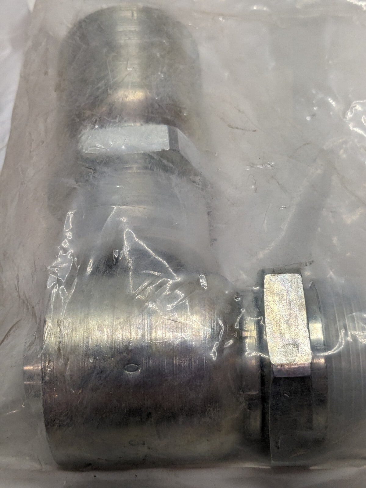 PARKER Hydraulic Hose Swivel Fitting: 1" ID, 16 mm, 1-5/8-12 Qty 2 10343-20-16