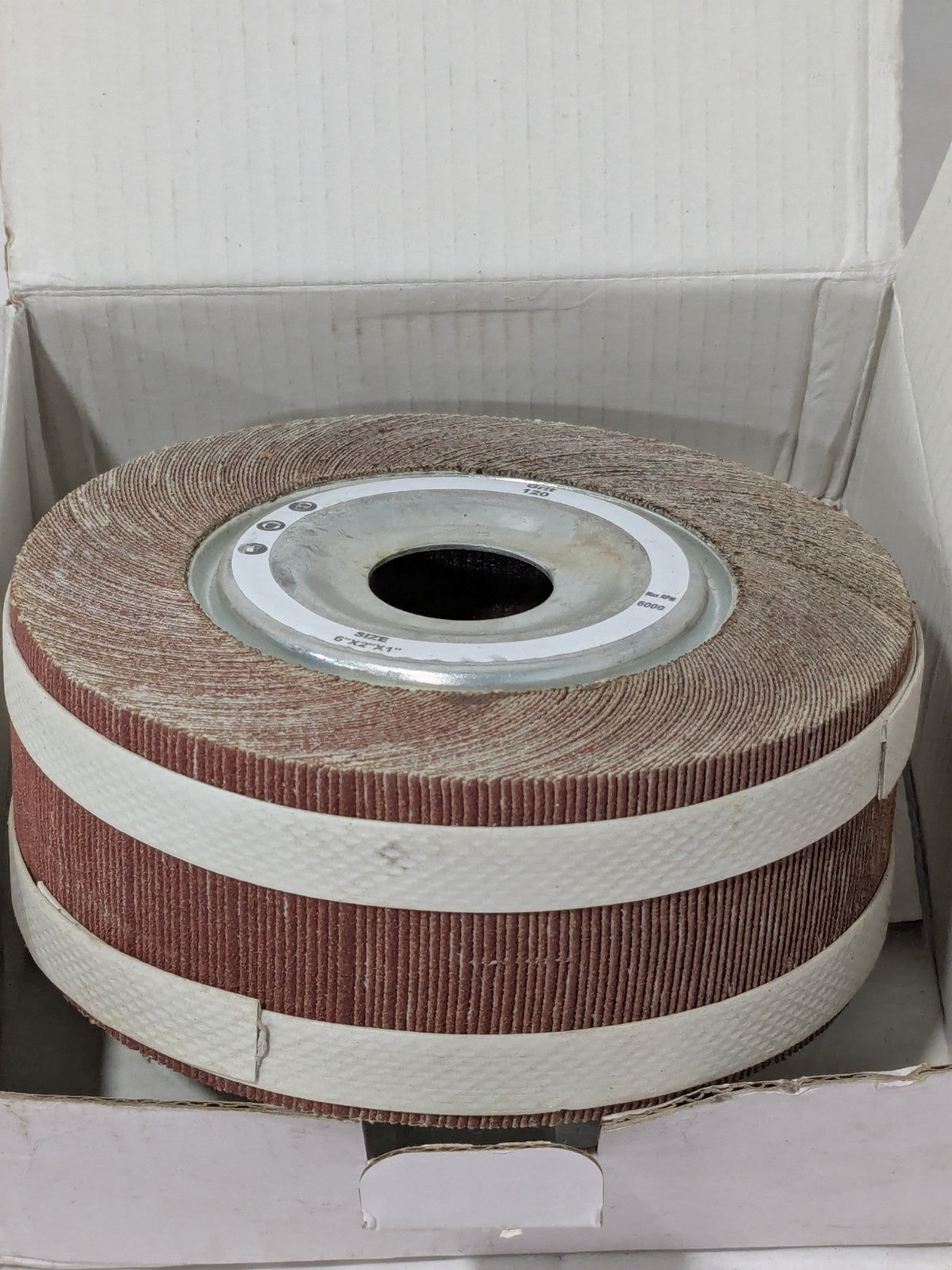 Tru-Maxx 6 x 2" 120 Grit Aluminum Oxide Unmounted Flap Wheel 87662292